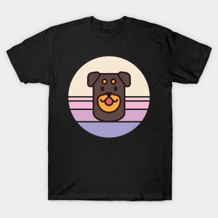 Sunset Walk with my Rottweiler T-Shirt